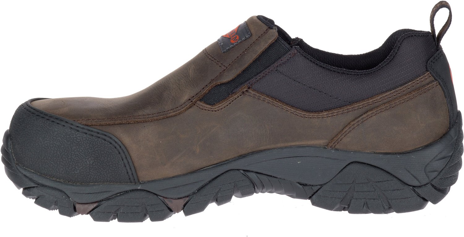 Merrell Men's Moab Rover Moc EH SR Composite Toe Slip on Work Shoes - view number 3