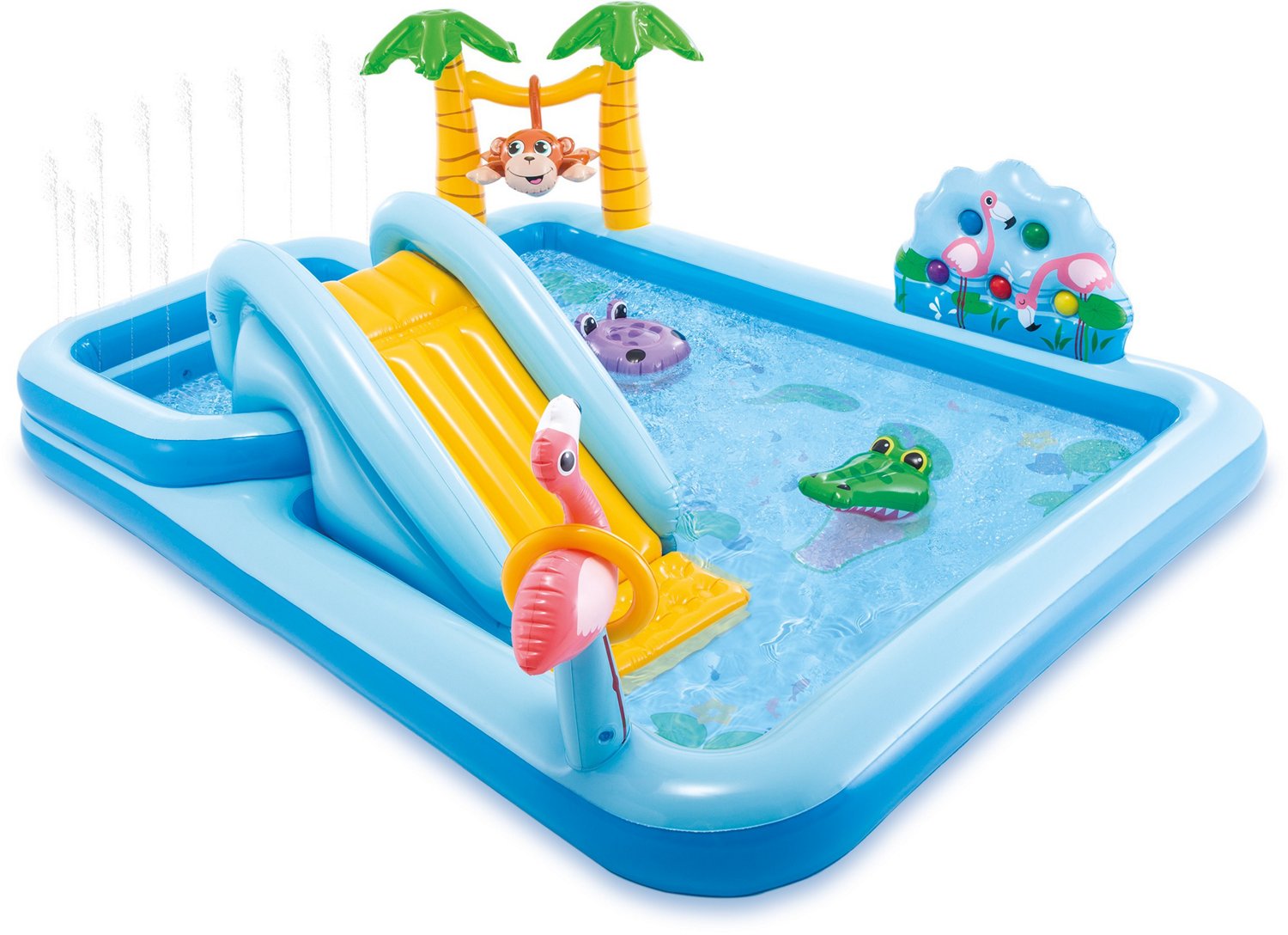 Piscina gonfiabile playcenter giungla Intex per bambini 216x188x124 cm -  57155