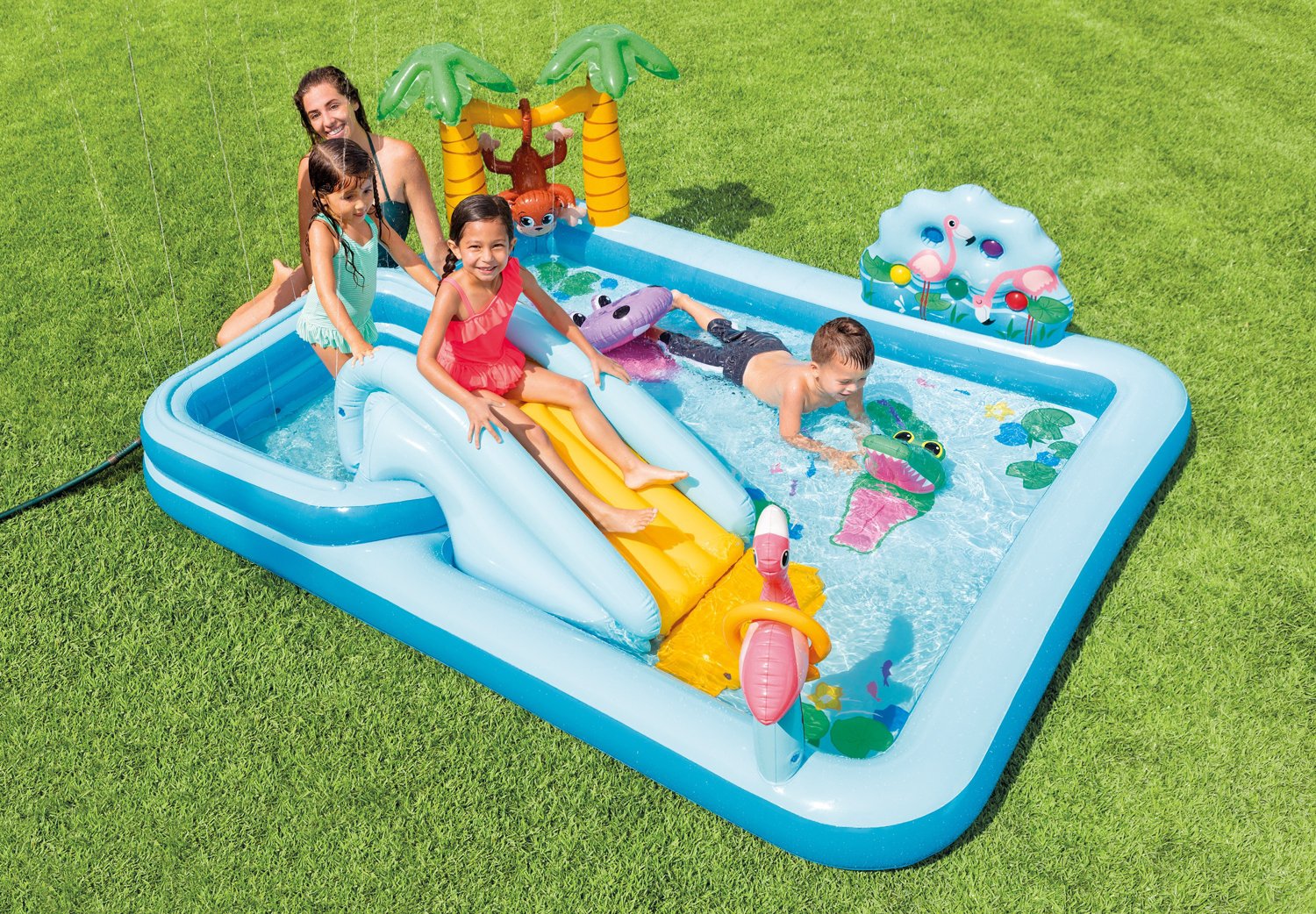 Jungle deals inflatable pool