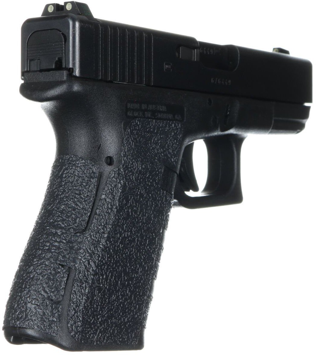 Talon Grips Adhesive Pistol Grip Compatible With Glock 19, 23, 25, 32, 38 Made In The USA Gen 5 Large Backstrap - Granulate Black In Pakistan
