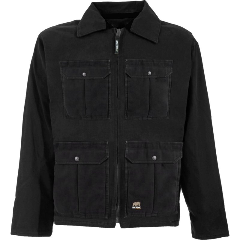 Berne Men's Lightweight Echo One Jacket Black, Large - Men's Work Jackets at Academy Sports product image
