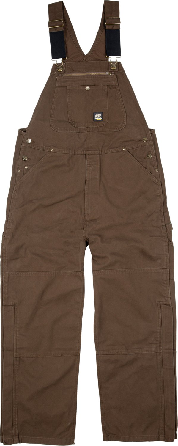 Berne Men's Unlined Washed Duck Bib Overalls - view number 5