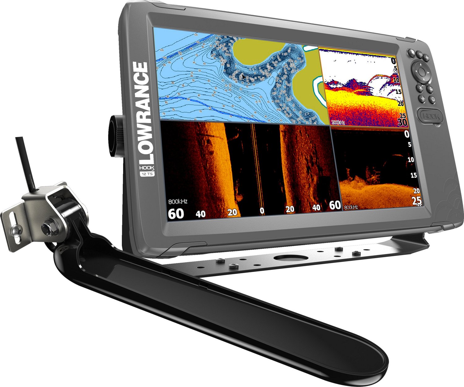 Lowrance HOOK Reveal 9 TripleShot Transducer Fishfinder US Inland