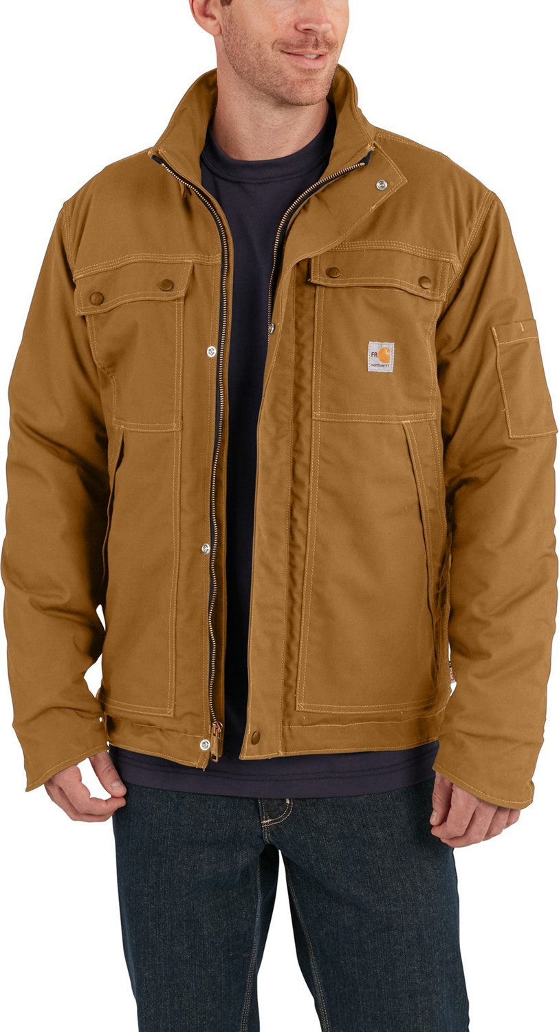 Carhartt Men s Full Swing Quick Duck Flame Resistant Coat Academy