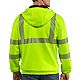 Carhartt Men's High-Visibility Zip-Front Class 3 Thermal-Lined Sweatshirt                                                        - view number 2 image