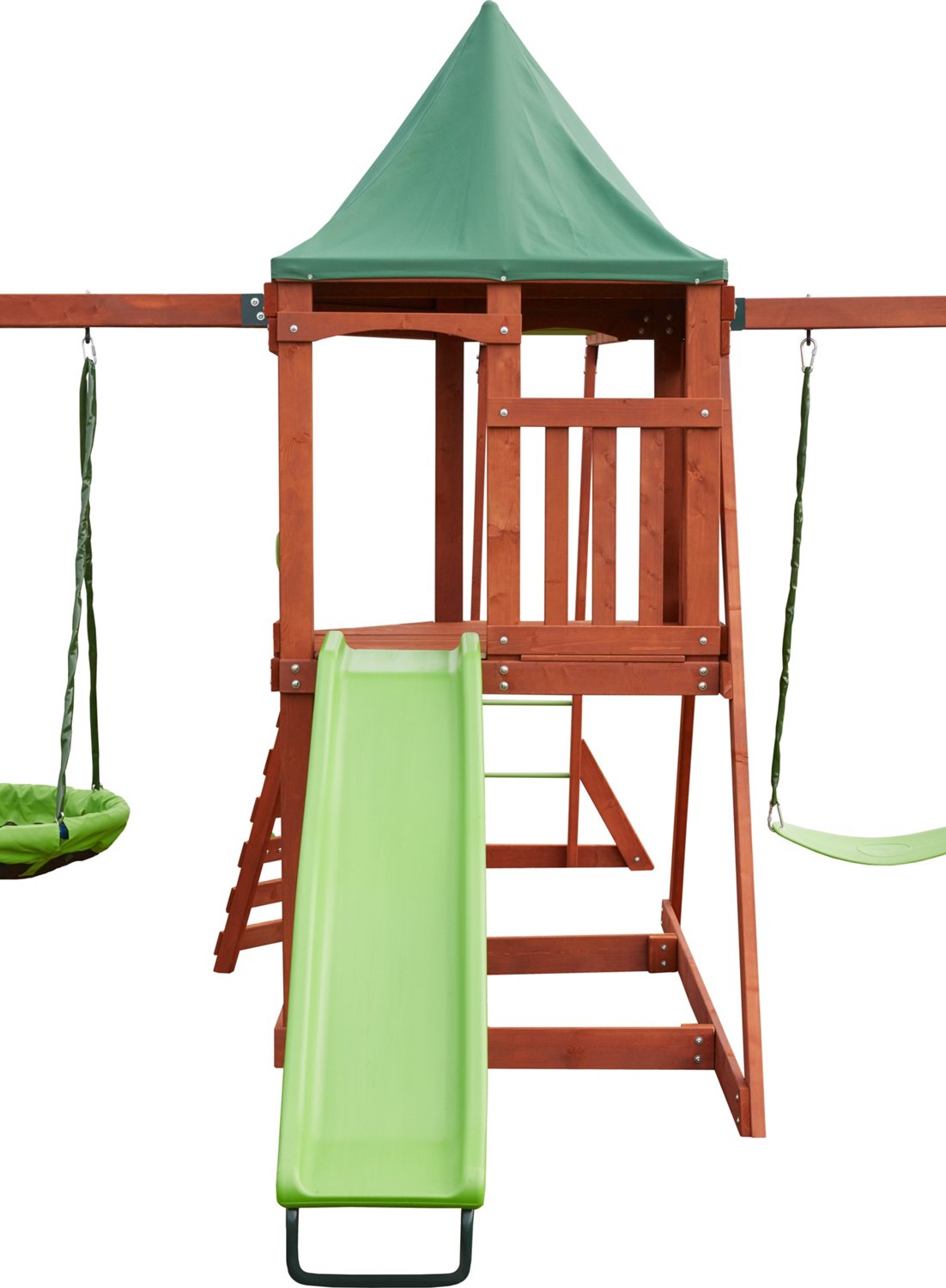 Agame paradise peak cheap wooden swing set