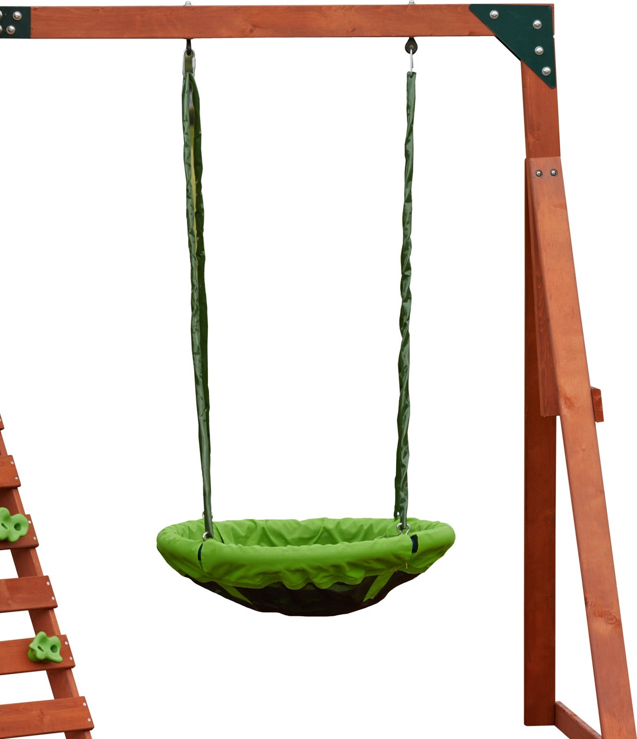 Agame paradise peak hot sale wooden swing set