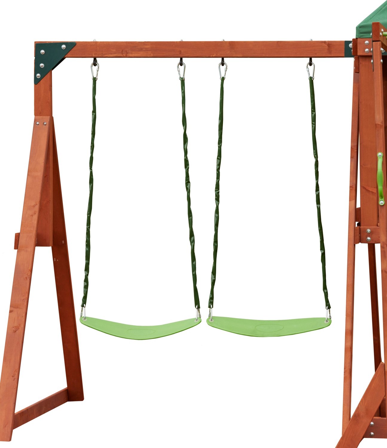 Agame paradise peak hot sale wooden swing set