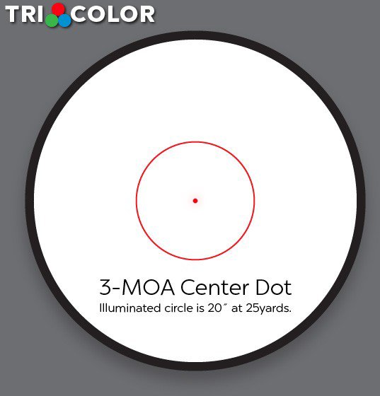 Truglo Triton 1 x 30 Tricolor Tactical Red Dot Sight - view number 2