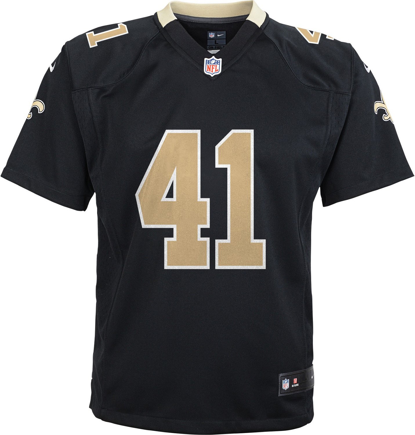 Nike Boys' New Orleans Saints Alvin Kamara 41 Game Team Jersey - view number 2