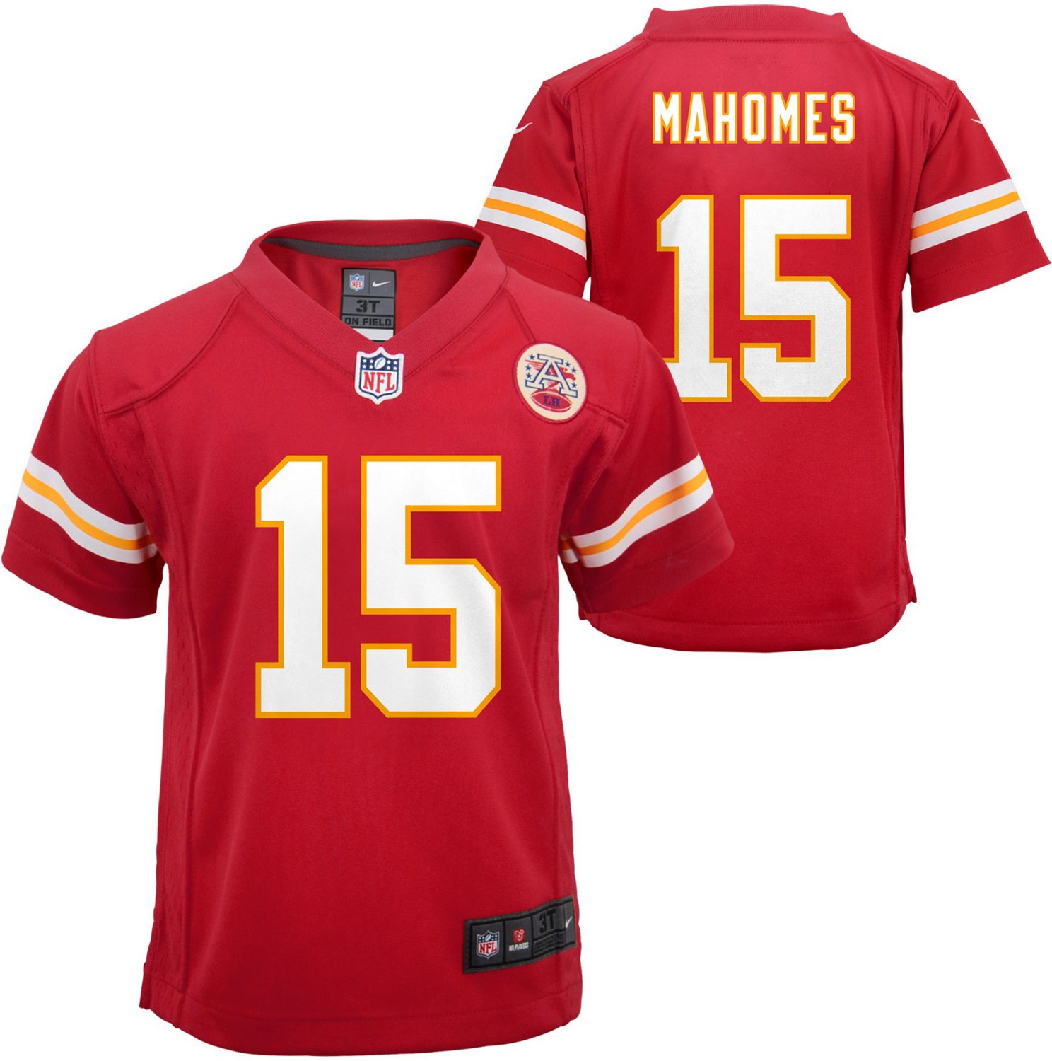 Nike Toddler Boys' Kansas City Chiefs Patrick Mahomes 15 Game Team ...