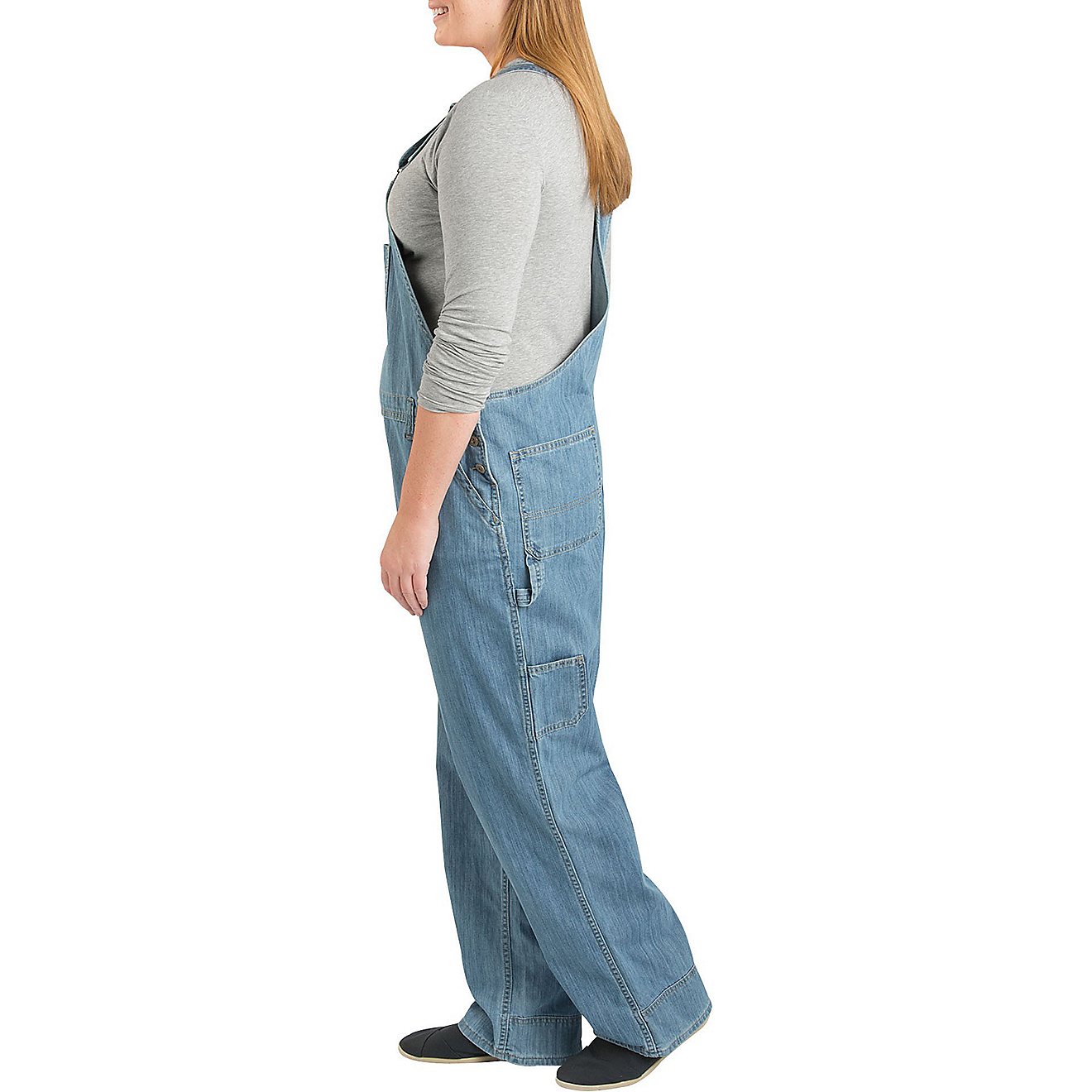 Dickies Women's Relaxed Fit Straight Leg Bib Overall Plus                                                                        - view number 3