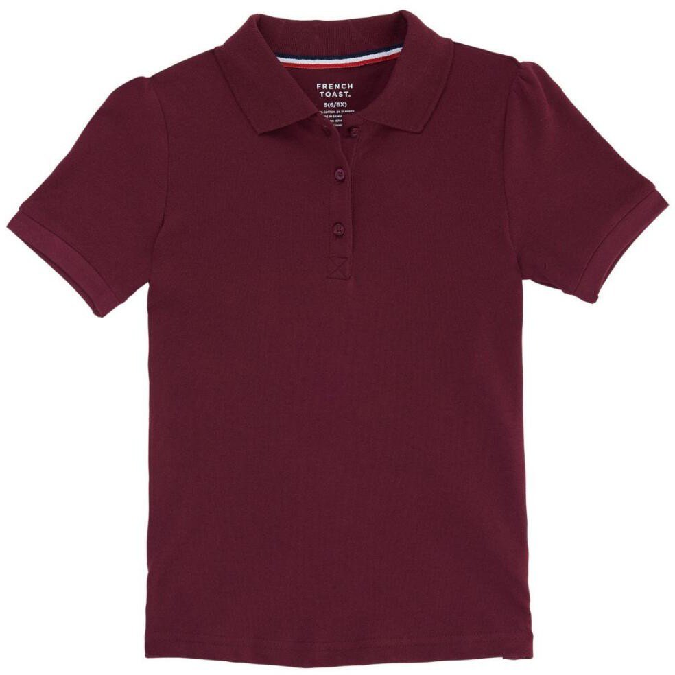French Toast Girls' Short Sleeve Stretch Pique Polo Shirt - view number 3