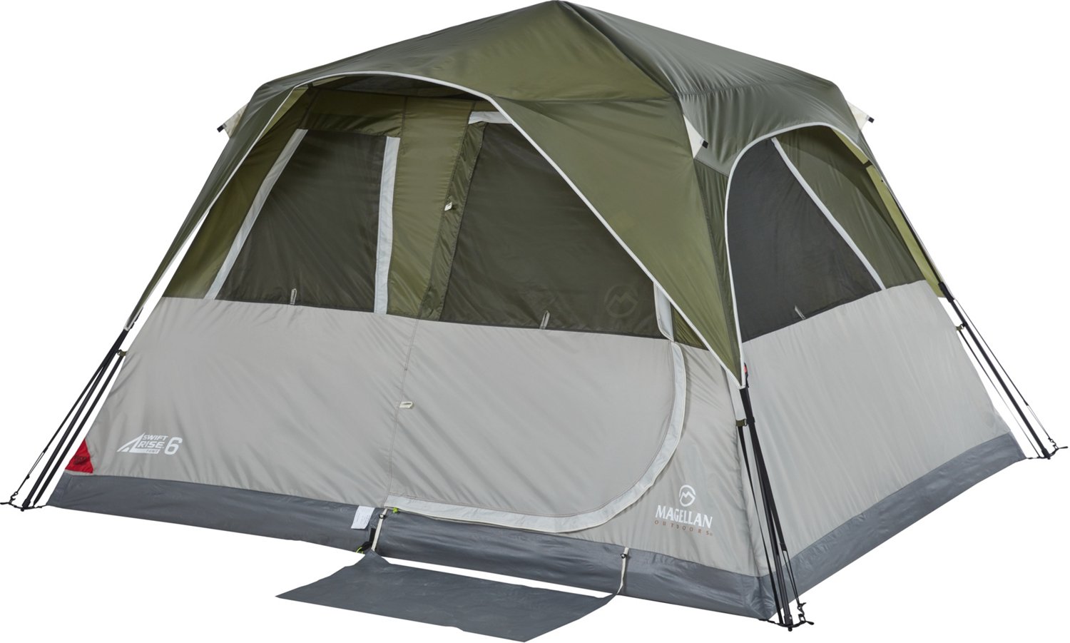 CORE Equipment 6 Person Lighted Dome Tent Setup 