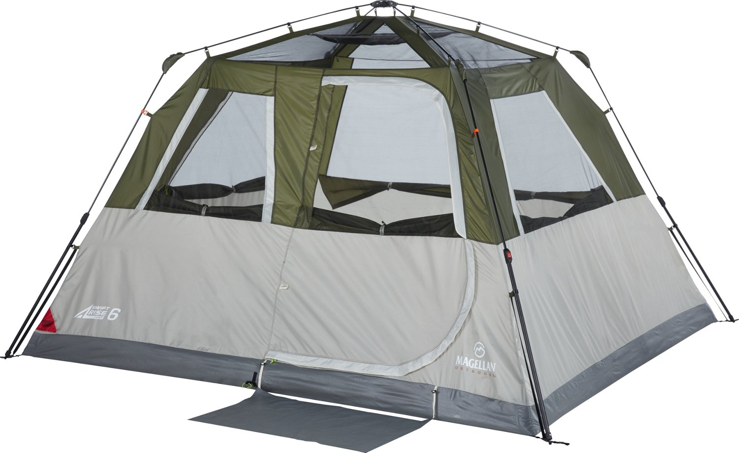 Magellan Outdoors SwiftRise 6-Person Lighted Cabin Tent | Academy