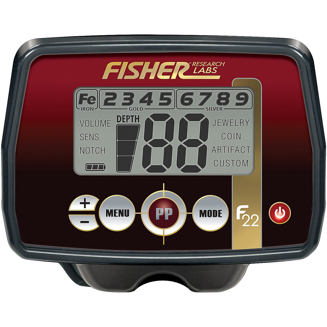 Fisher F22 Weatherproof All-Purpose Metal Detector                                                                               - view number 3