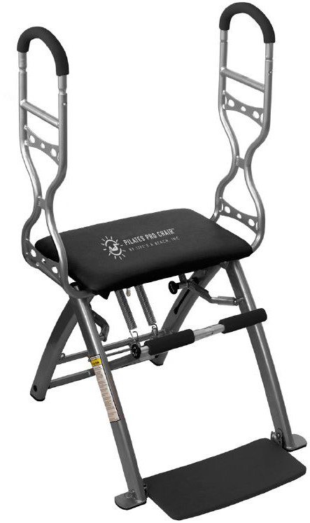  Life's A Beach Pilates PRO Chair Max with Sculpting Handles +  Shape Transform & Reform + Total Gym Home Workout + Exercise Equipment +  Adjustable Resistance Levels (Black) : Sports & Outdoors