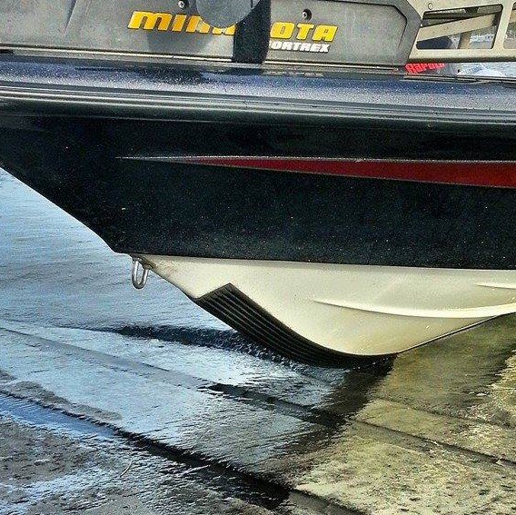 KeelShield 7 ft Keel Protector Black Free Shipping at Academy