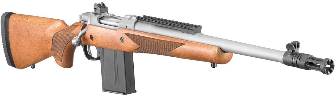 Ruger Gunsite Scout Walnut Stock .308 Winchester Bolt Action Rifle - view number 3