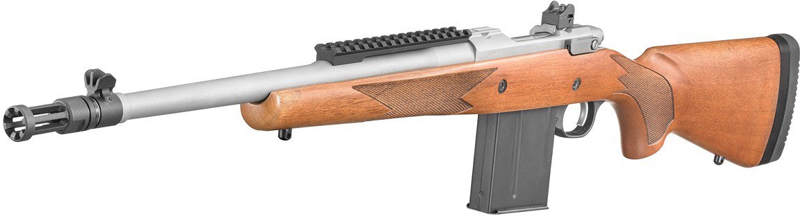 Ruger Gunsite Scout Walnut Stock .308 Winchester Bolt Action Rifle - view number 4