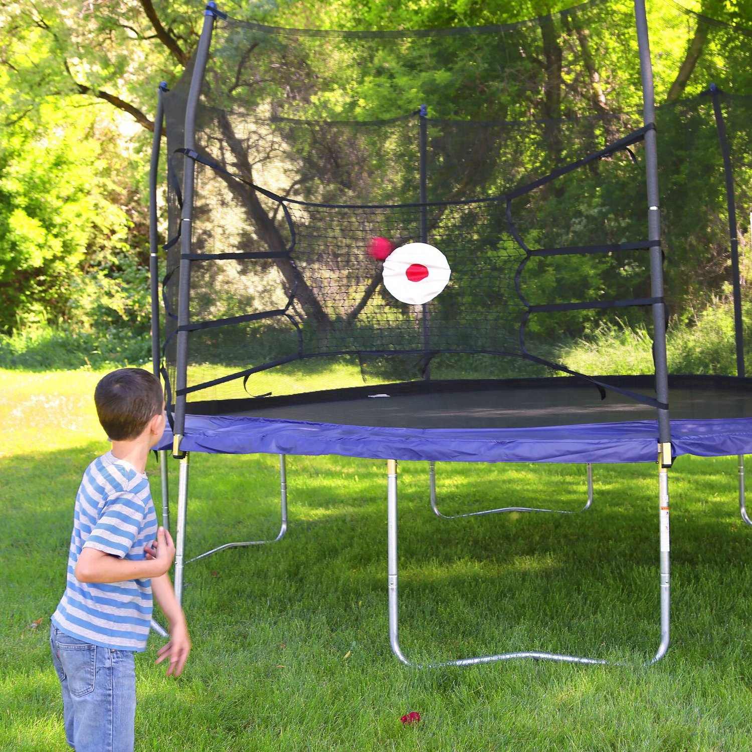 Skywalker Trampolines Bounce Back and Triple Toss Game Kit Academy