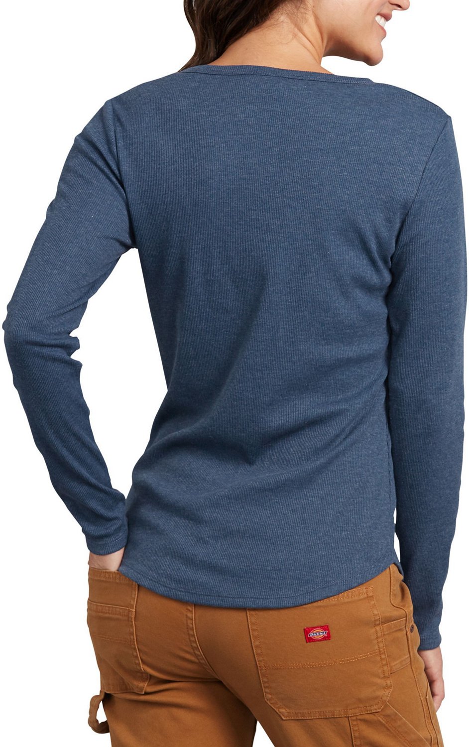 Dickies Women's Long Sleeve Henley Shirt - view number 2