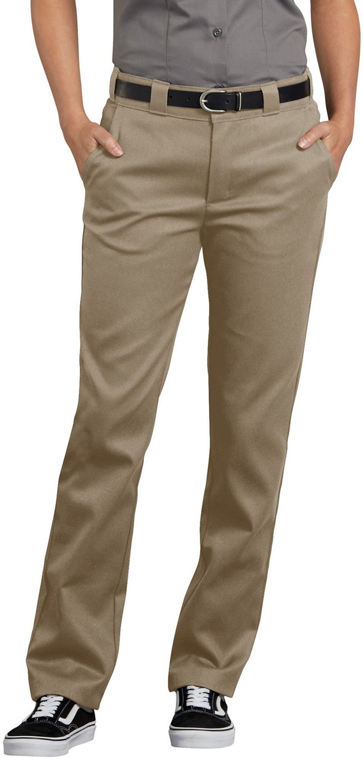 Women s Khaki Chino Cargo Tactical Pants Academy