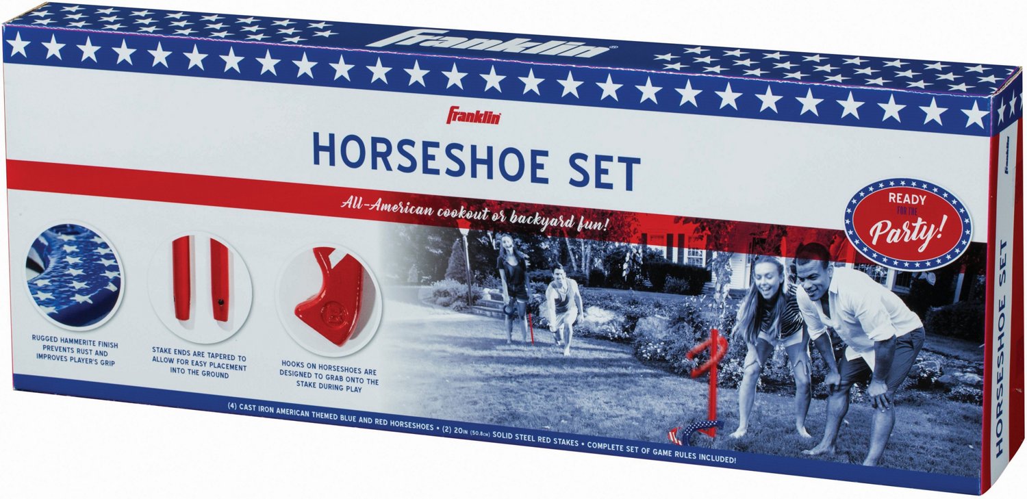 Franklin Red, White & Blue Horseshoes Set - view number 4