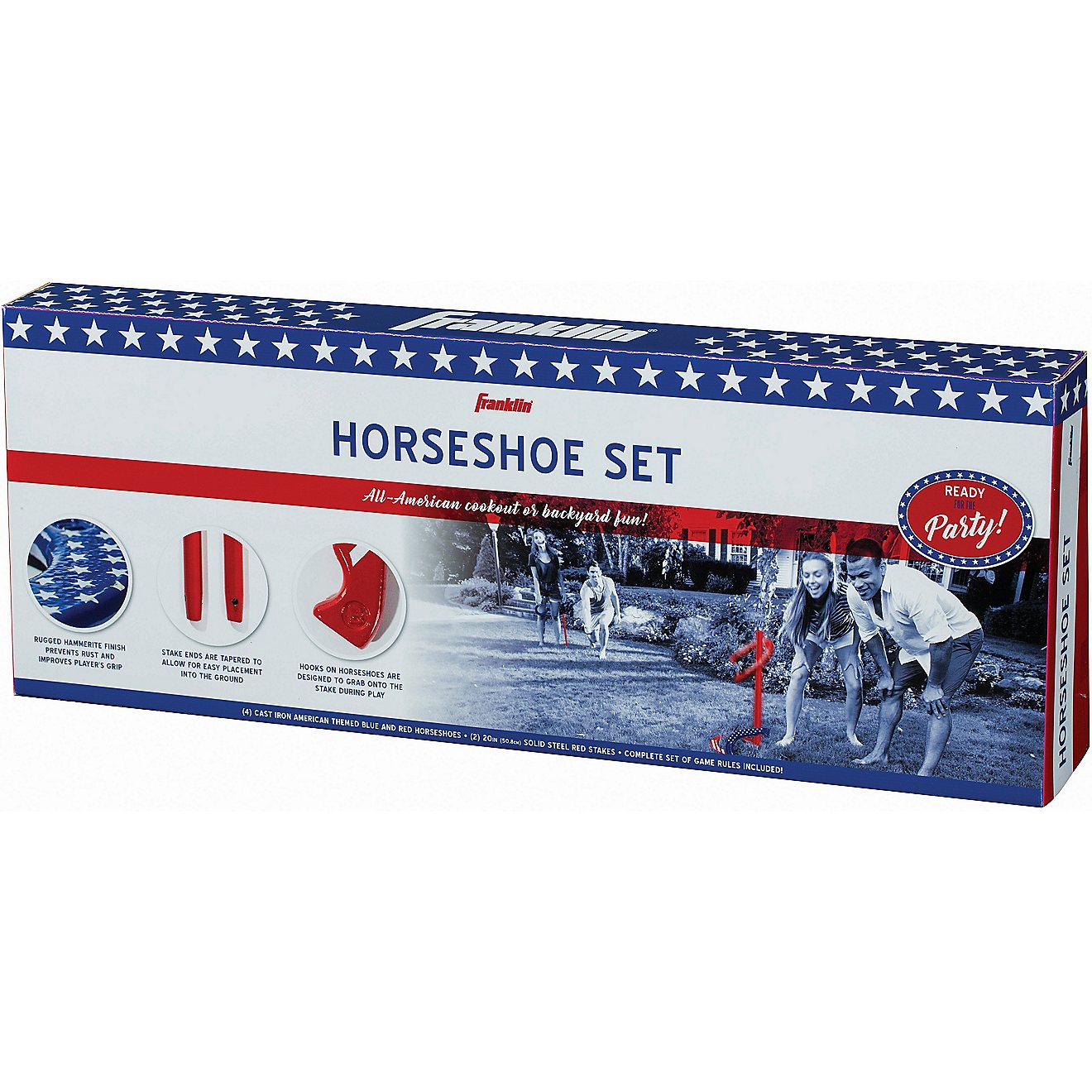 Franklin Red, White & Blue Horseshoes Set                                                                                        - view number 4
