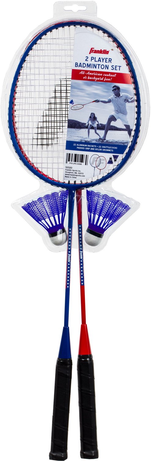 Franklin Red, White and Blue 2-Player Badminton Set