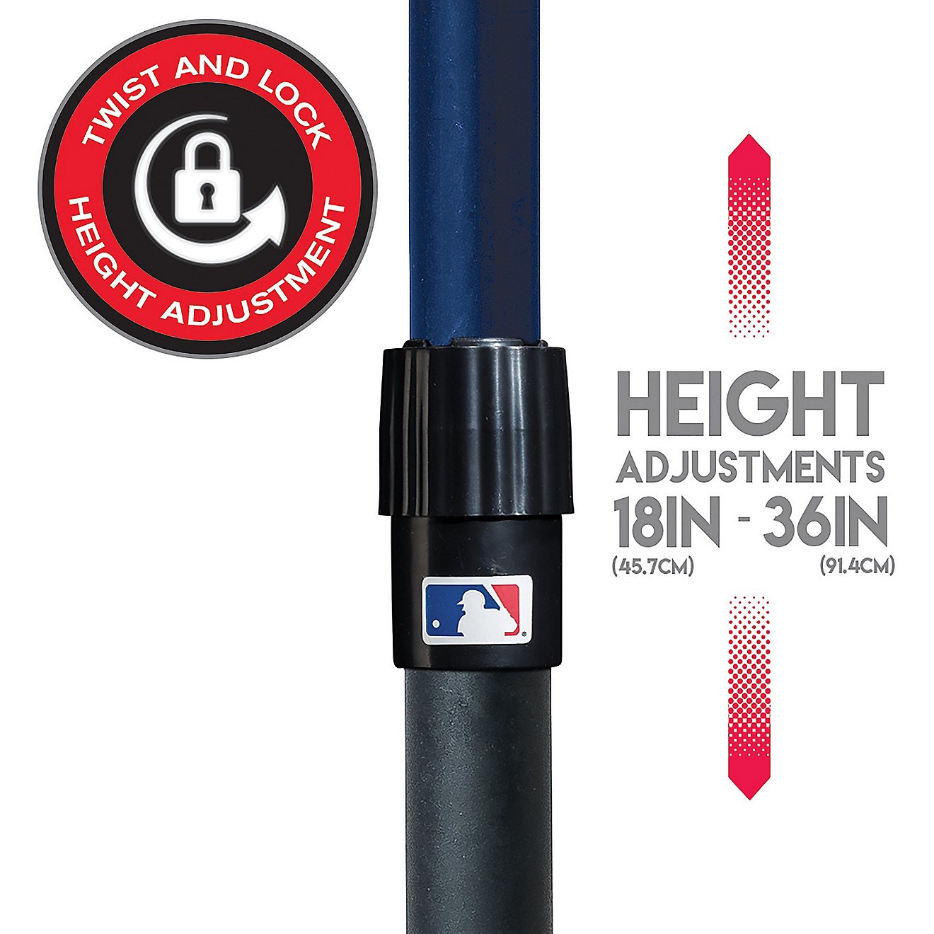 Franklin MLB 2-in-1 Grow-with-Me Batting Tee                                                                                     - view number 3