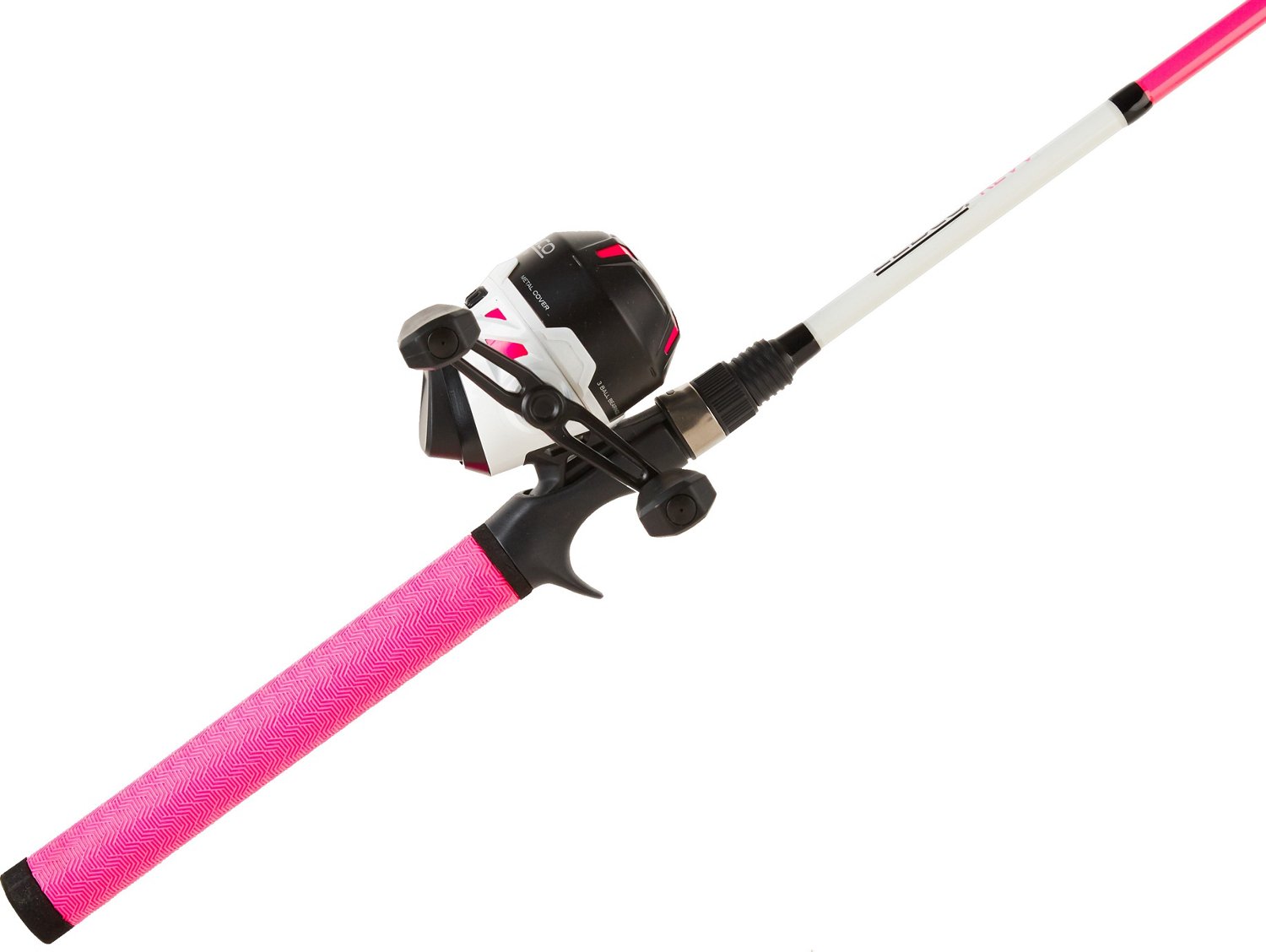 Zebco 33 Authentic Spincast Fishing Rod and Reel Combo 6'0 ME Pink, 33L602M