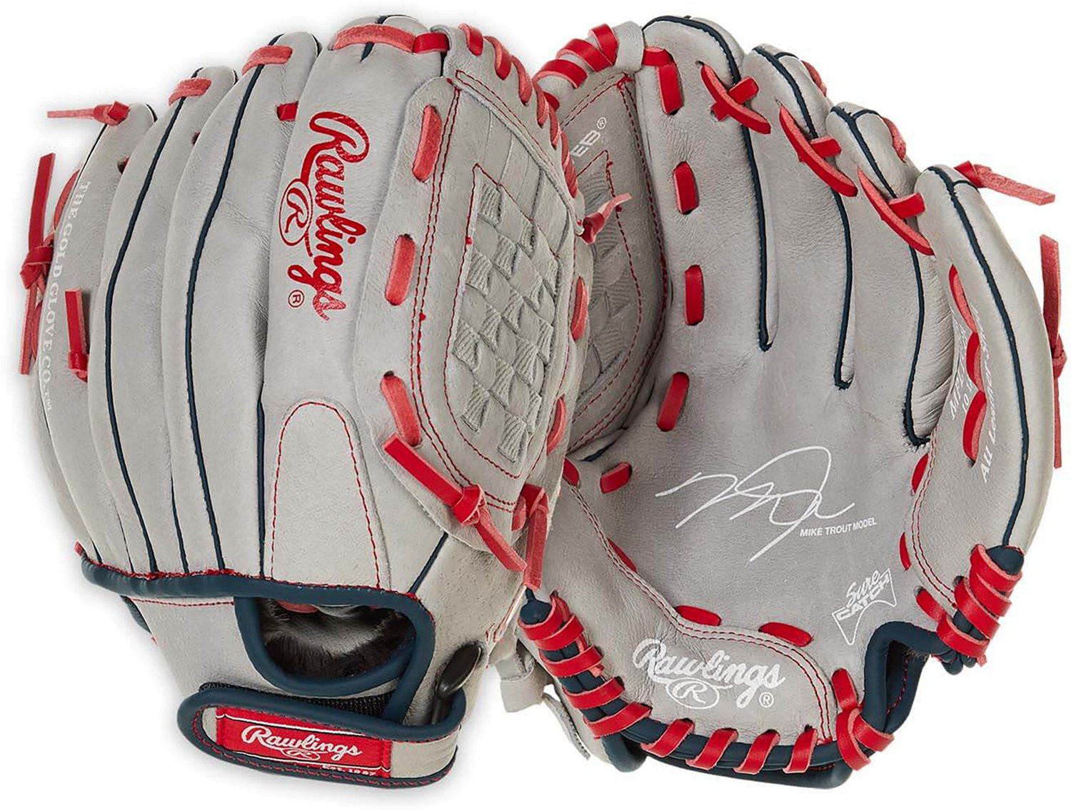 Used Mike Trout 9.5 MT95GB Leather Palm Glove – cssportinggoods