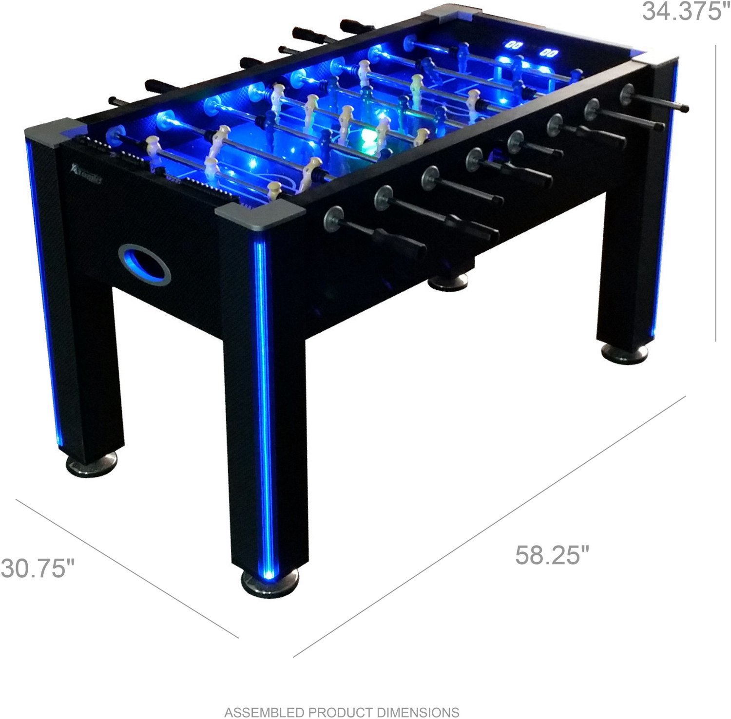 Atomic Azure LED Light Up Foosball Table                                                                                         - view number 7
