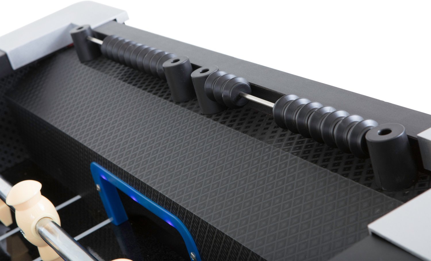 Atomic Azure LED Light Up Foosball Table Academy