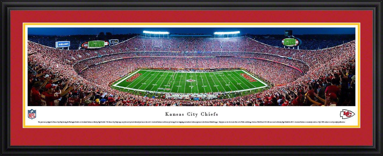 Arrowhead Stadium - Kansas City Chiefs Art Print - the Stadium Shoppe