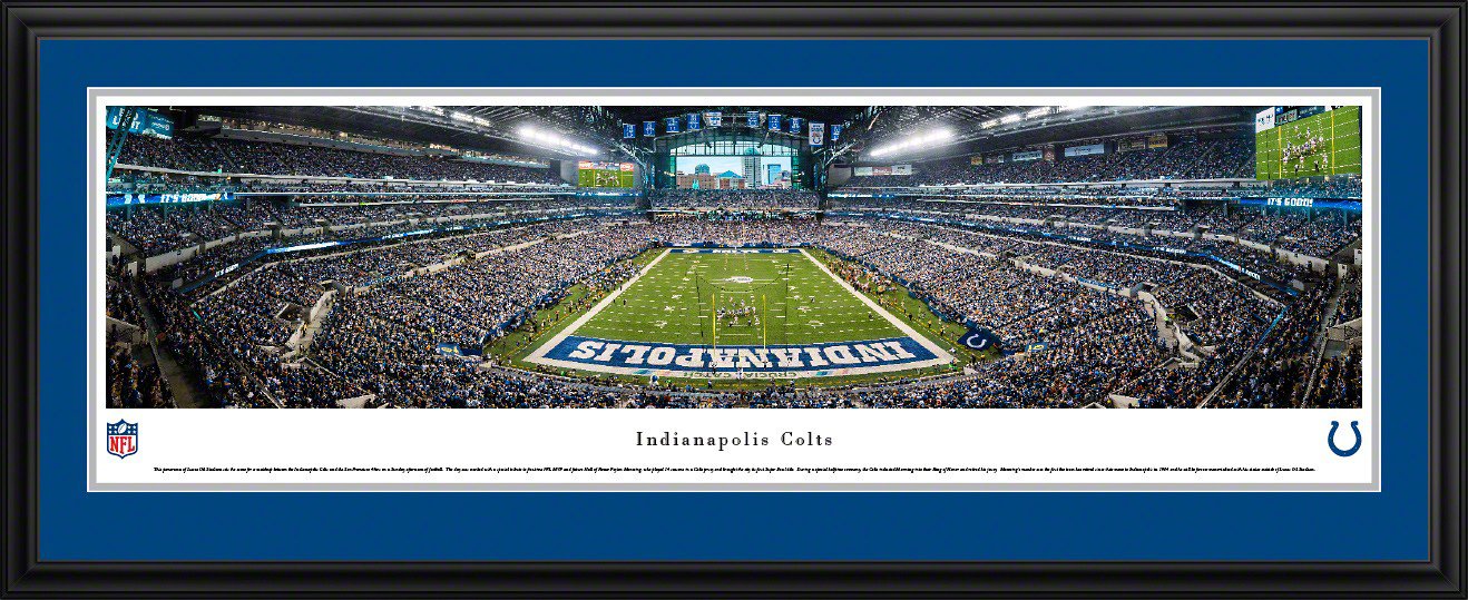 Indianapolis Colts Panorama - Lucas Oil Stadium Poster