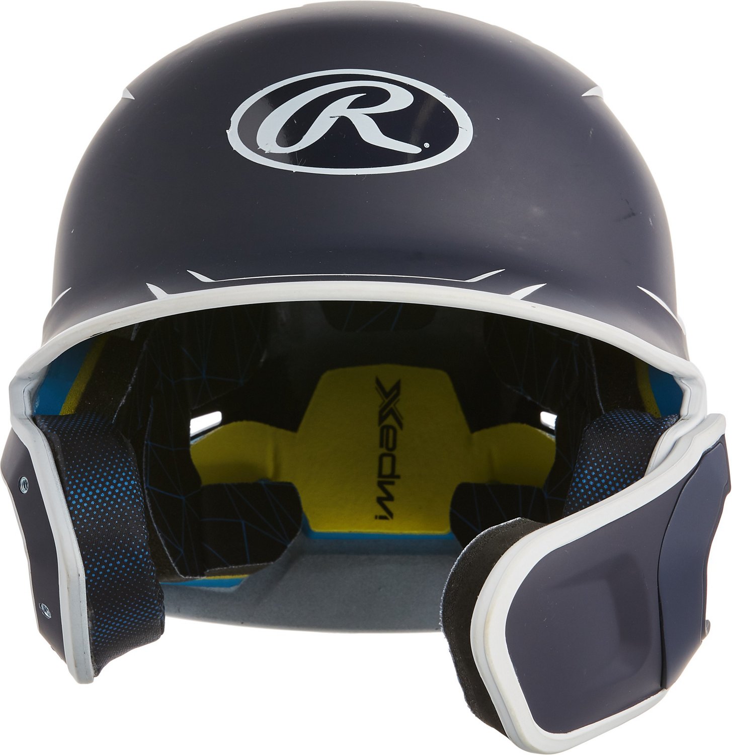 Rawlings Boys' Senior League Mach 2-Tone Batting Helmet with EXT Flap                                                            - view number 1