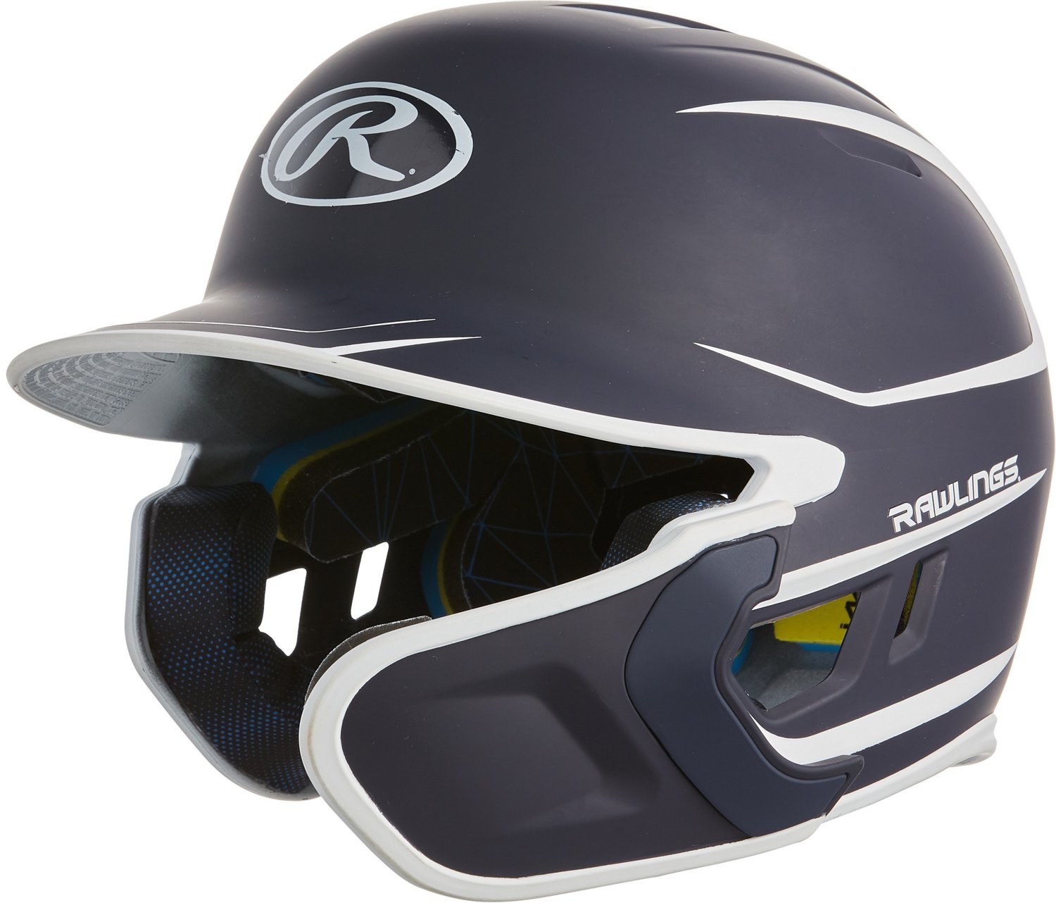 Rawlings Boys' Senior League Mach 2-Tone Batting Helmet with EXT Flap                                                            - view number 2