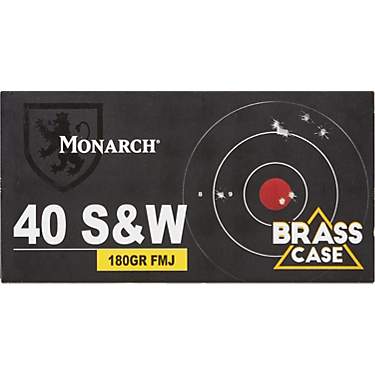 Monarch .40 S&W 180-Grain Pistol Ammunition                                                                                     