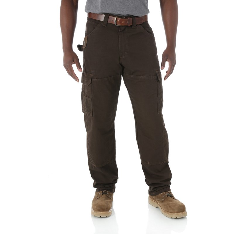 Wrangler Men's Riggs Workwear Ripstop Ranger Pant Brown Dark/Brown, 30" - Men's Work Bottoms at Academy Sports - 3W060DB