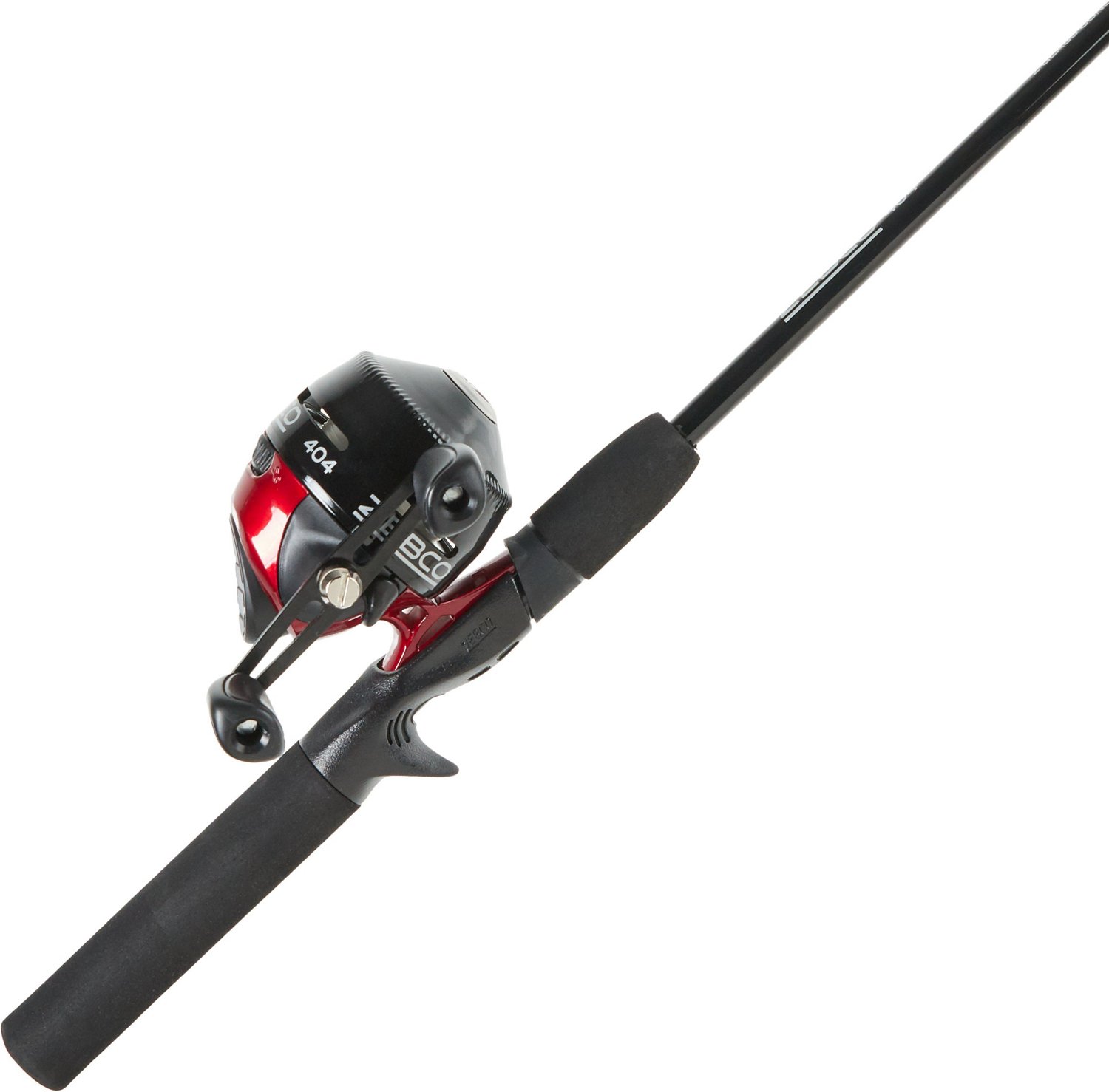 Zebco 404 Spincast Reel and 2-Piece Fishing Rod Combo, Durable Fiberglass  Rod wi