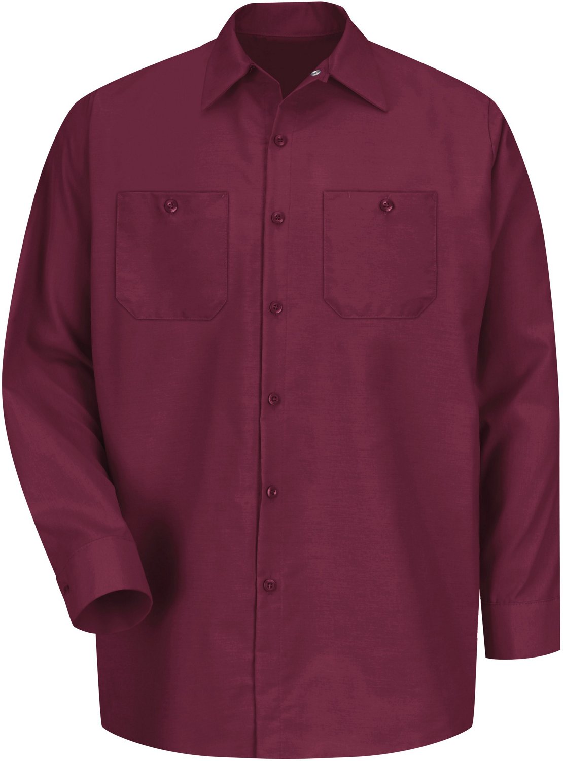 Red Kap Men's Long Sleeve Industrial Work Shirt