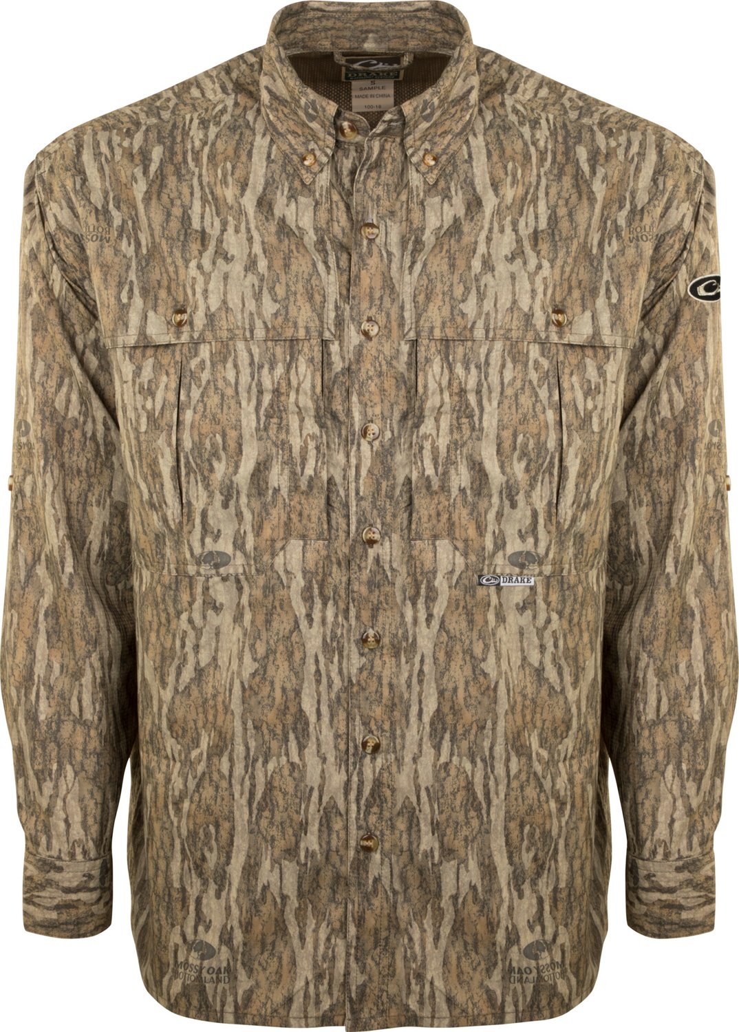 Drake Waterfowl Men's EST Camo Flyweight Wingshooter's Pattern Shirt