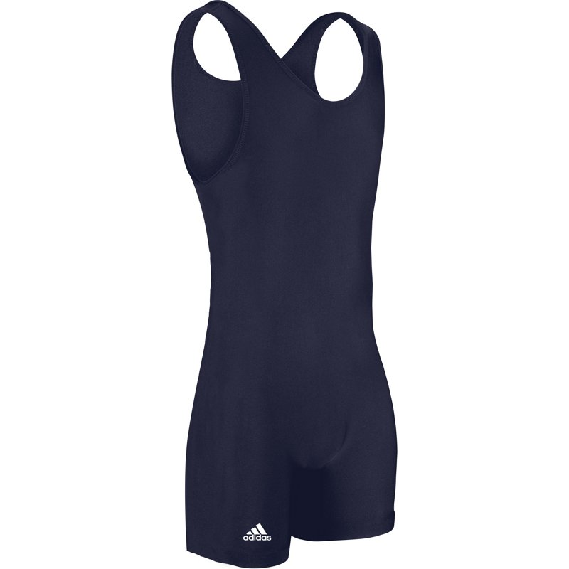 adidas Youth Wrestling Singlet Navy Blue, Small - Wrestling Accessories at Academy Sports