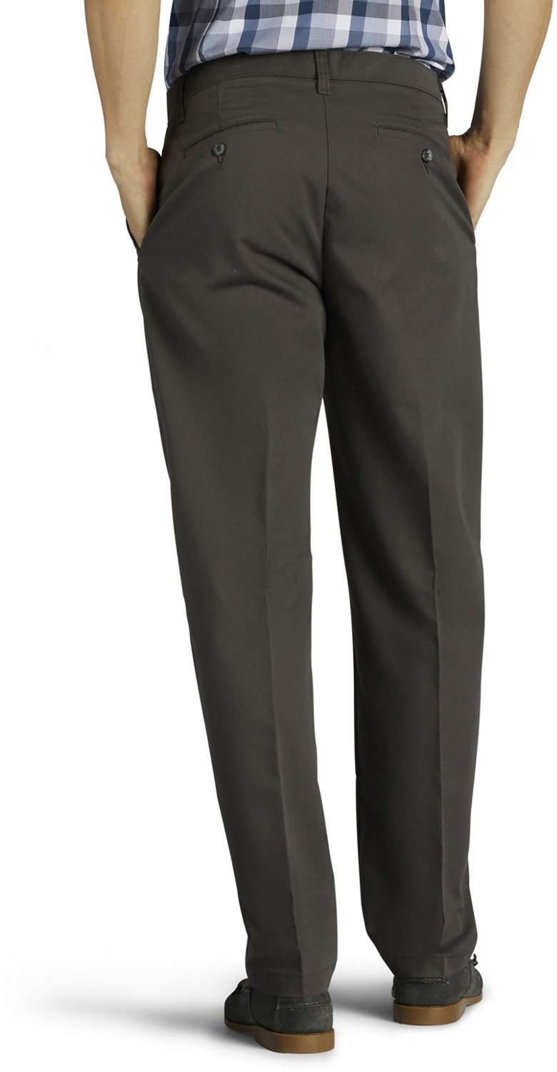 Lee men's total freedom relaxed classic best sale fit flat front pant