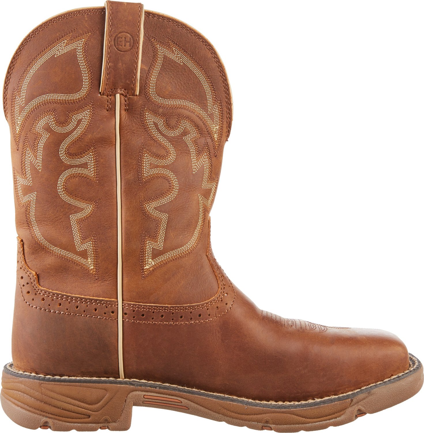 Justin men's stampede wellington steel toe store snake boots