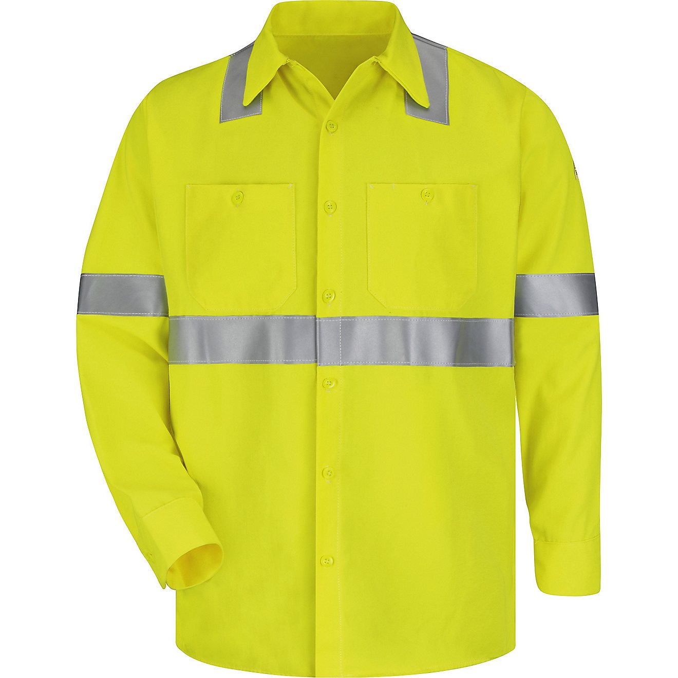 Bulwark Men's Hi-Visibility CoolTouch Flame-Resistant Work Shirt                                                                 - view number 1