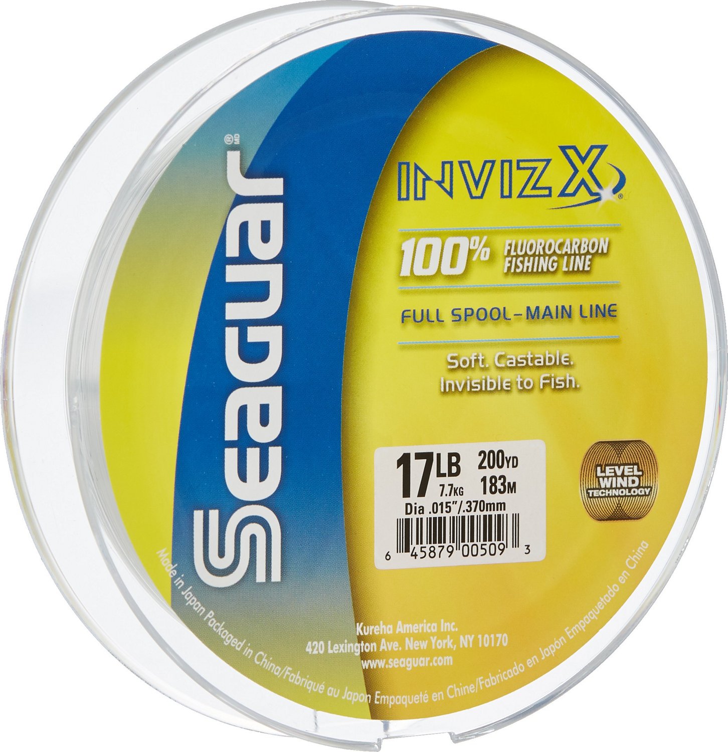 Seaguar InvizX 17 lb 200 yds Fishing Line Academy