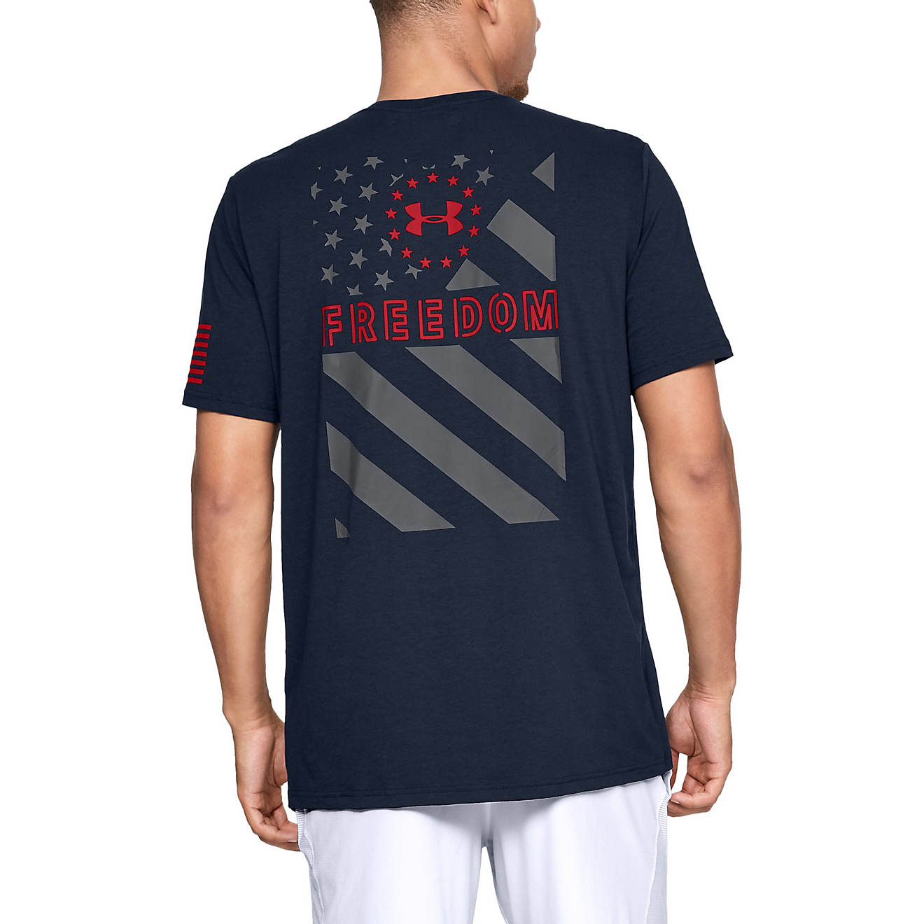 Under Armour Men's Freedom Expression Flag T-shirt                                                                               - view number 1